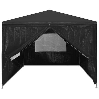 vidaXL svinību telts, antracītpelēka, 3x3 m