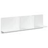 vidaXL sienas skapītis, 100x16,5x30 cm, balts, inženierijas koks