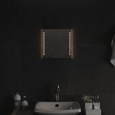 vidaXL vannasistabas spogulis ar LED, 30x30 cm