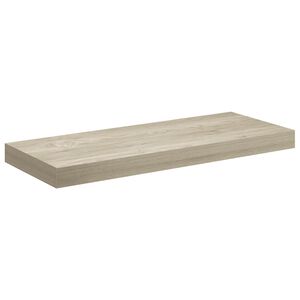 vidaXL sienas plaukts, ozolkoka krāsā, 60x23,5x3,8 cm, MDF