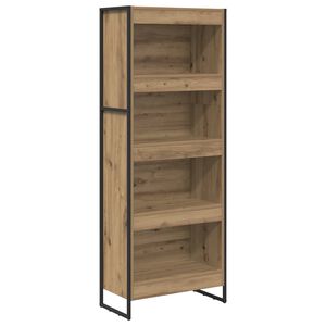 vidaXL Grāmatplaukts 60 x 30 x 155 cm Inženierijas koks Mākslīgā ozola