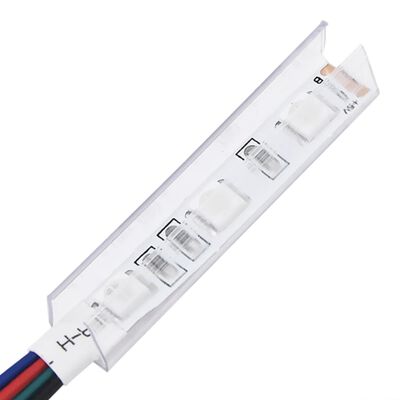 vidaXL kumode ar LED lampiņām, balta, 202x37x100 cm