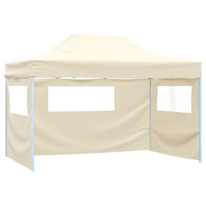 vidaXL Balles telts 291 x 431 x 315 cm Krēmkrāsa Oksforda audums