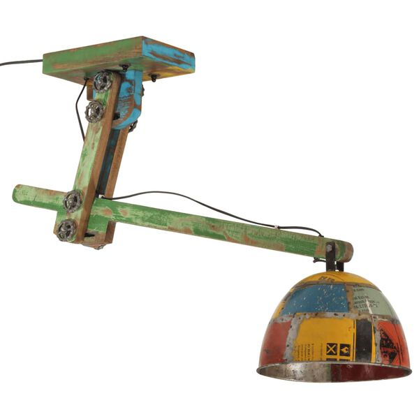 vidaXL sienas lampa 25 W, krāsaina, 105x30x65-108 cm, E27