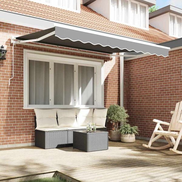 vidaXL Pārklājuma struktūra Balts 3.5 x 2 m