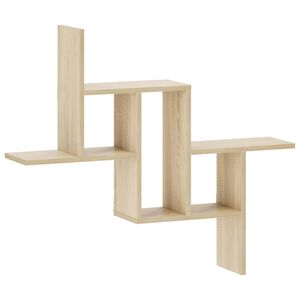 vidaXL Sienas plaukts Sonomas ozols 87 x 17 x 75 cm Inženierijas koks