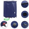 vidaXL ūdens tvertne ar krānu, saliekama, 1250 L, PVC