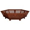 vidaXL Uguns bedre Rūsa 60 x 60 x 18 cm Novecināts tērauds
