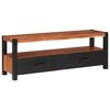 vidaXL Multimediju skapis Brūna 110 x 30 x 40 cm Cietā akācijas koks