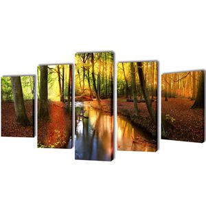 Modulārā Foto Glezna Mežs 200 x 100 cm
