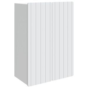 vidaXL Sienā piestiprināms skapis Balts 66 x 34,5 x 92 cm