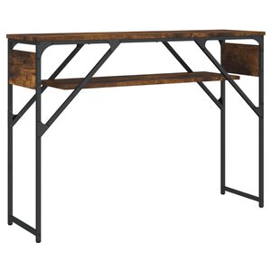 vidaXL konsoles galdiņ&scaron;, koka krāsa, 105x30x75cm cm, inženierijas koks