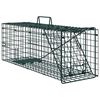 vidaXL Dzīvnieku slazds Zaļa 61 x 20 x 21,5 cm Tērauds
