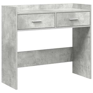 vidaXL Konsoles galds Betona pelēks 90 x 35 x 80 cm Inženierijas koks