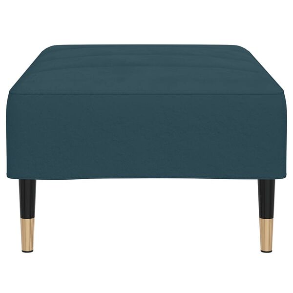 vidaXL kājsoliņ&scaron;, 78x56x32 cm, zils samts