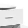 vidaXL kumodes, 2 gab., baltas, 79x38x80 cm, inženierijas koks