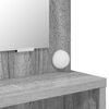 vidaXL Guļamistabas ģērb&scaron;anās galdiņi Pelēks Sonoma 80 x 39,6 x 135 cm