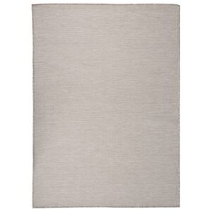 vidaXL āra paklājs, 200x280 cm, gai&scaron;i pelēks