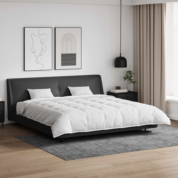 vidaXL Segas komplekts ar spilvenu 3 pcs Balts Dūnu spalva