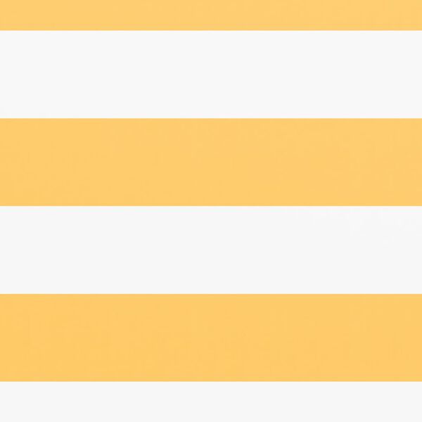 vidaXL balkona aizslietnis, 120x500 cm, balts un dzeltens audums