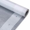 vidaXL brezenta pārklājs, smalki austs, 260 g/m&sup2; 3x2 m, balts