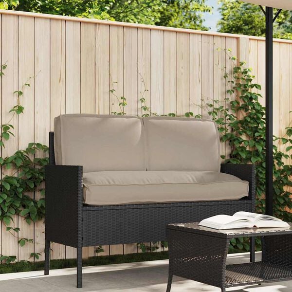 vidaXL Spilvenu komplekts 3 pcs Pelēkbrūna Oksforda audums