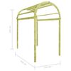 vidaXL špaleru arka / pergola, 125x150x235 cm, impregnēts priedes koks