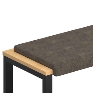 vidaXL Solspilvens Mākslīgais zam&scaron;s Tum&scaron;i pelēka Dziļums 35 cm