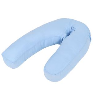 vidaXL grūtnieču spilvens, pakava forma, 54x(36-43) cm, zils