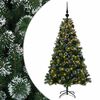 vidaXL Mākslīgā Ziemassvētku eglīte ar rotājumiem 120 cm 150 LED