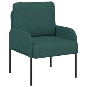 vidaXL Dīvāni ar spilvenu 55cm Tum&scaron;i zaļ&scaron; Saplāksnis