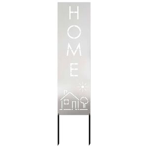 vidaXL Dārza privātuma ekrāns Sudraba 32 x 140 cm Nerūsējo&scaron;s tērauds