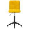 3087674 vidaXL Swivel Dining Chairs 4 pcs Mustard Yellow Velvet (334436&times;2)