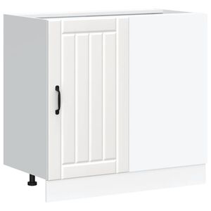 vidaXL virtuves apak&scaron;ējais skapis "Lucca" White Engineered Wood