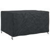 vidaXL Mēbeļu pārklājs Vienkrāsains Melna 180 x 120 x 74 cm 210D