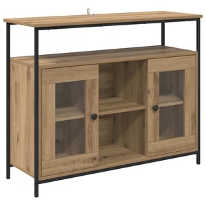 vidaXL Puse Artisānā ozols 100 x 35 x 80 cm Inženierijas koks