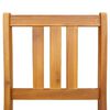 vidaXL Dārza krēsls 8 pcs Eļļa dabīgā 40 x 42 x 85 cm