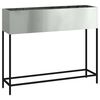 vidaXL Pacelts dārza stādītājs Sudraba 100 x 26 x 82 cm