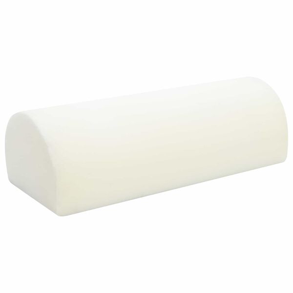 vidaXL Kājas atbalsta spilvens Vienkrāsains Melna