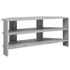 vidaXL StūraTVskapis Pelēks Sonoma 102x40,5x45cm Inženierijas koks