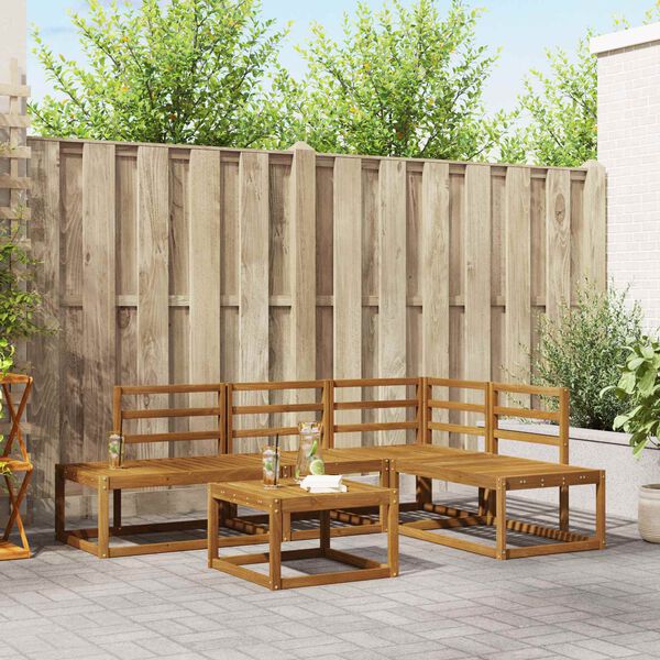 vidaXL Dīvānu komplekts Dabiska