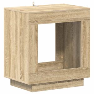 vidaXL Sānu galds Sonomas ozols 60 x 40 x 65 cm Inženierijas koks
