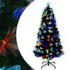 vidaXL Mākslīgā Ziemassvētku eglīte Zaļa 120 cm PVC