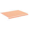 vidaXL nojumes maiņas jumts, dzeltens un oranžs, 4x3 m, poliesters