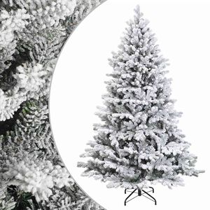 vidaXL Mākslīgā Saliekamā Ziemassvētku Egle 150 cm PVC un metāls