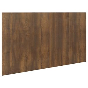 vidaXL gultas galvgalis, brūna ozola, 160x1,5x80 cm, inženierijas koks