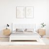 vidaXL Naktsgaldiņ&scaron; 2 pcs Dabiska 39 x 34 x 33 cm Priedes masīvkoks