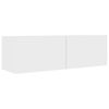vidaXL 5-daļīgs TV skapī&scaron;u komplekts, balts, inženierijas koks