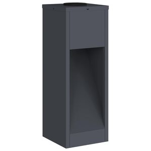 vidaXL Saules LED Ceļa Gaisma 2 pcs Antracīts Auksti velmēts tērauds