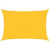 vidaXL saulessargs, 160 g/m&sup2;, taisnstūra, dzeltens, 4x6 m, HDPE